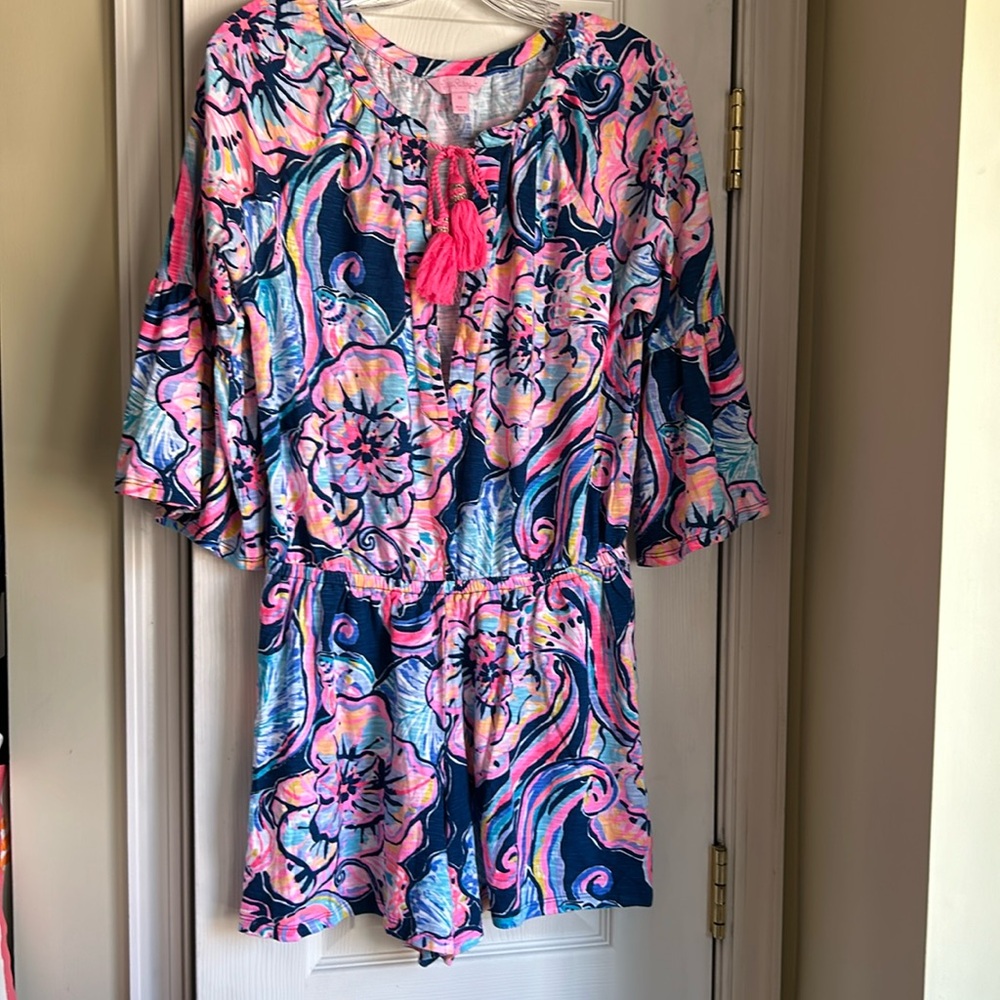 Lilly Pulitzer EUC Del Lago Romper Size M
